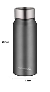 Termo hrnček THERMOcafé by THERMOS z nehrdzavejúcej ocele, Stone Grey, 500 ml, s odnímateľným nepriepustným vekom, udrží nápoj teplý až 9 hodín 8