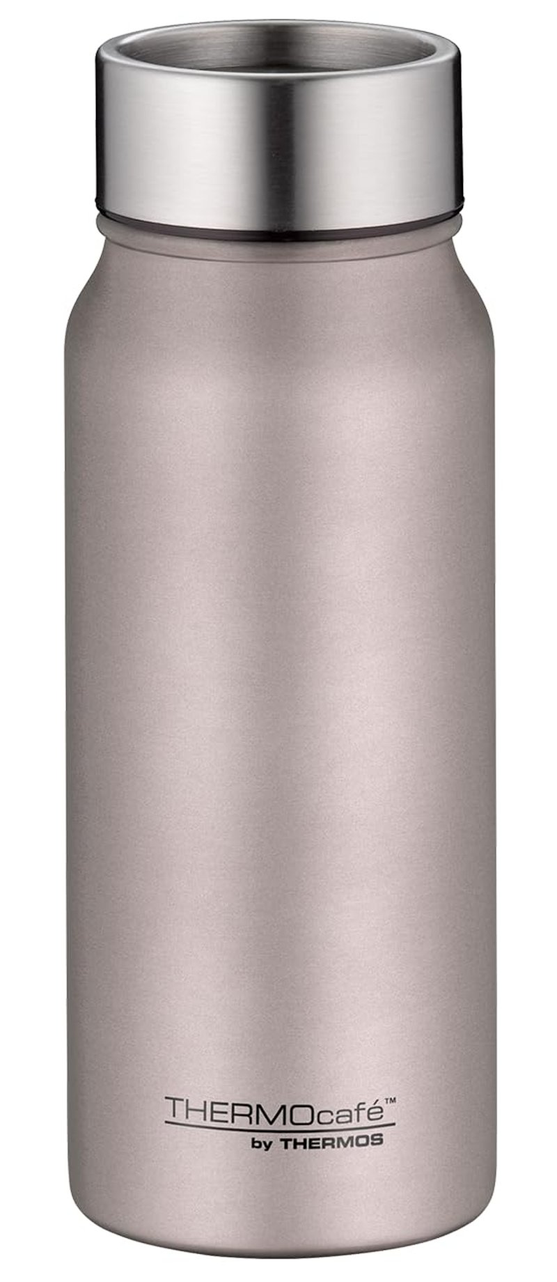 Termohrnček THERMOcafé by THERMOS TC z nehrdzavejúcej ocele, matná ružová, 0,50 l, nepriepustný, 9 hodín horúci a 18 hodín studený