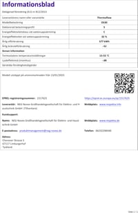 Thermoflow DS30 Bojler za toplu vodu 30 litara, pod pritiskom, utični, grijač vode do 75°C, priključak G 1/2 cola, za kuhinju, umivaonik, tuš 10