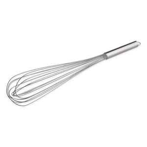 Tel de bucătărie Thermohauser din oțel inoxidabil, 55 cm, 16 fire, cu mâner metalic și agățătoare, argintiu