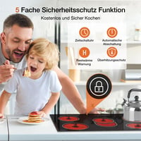 ThermoMate CHTB915 90 cm-es üvegkerámia főzőlap 5 zónás érintésvezérlés 5
