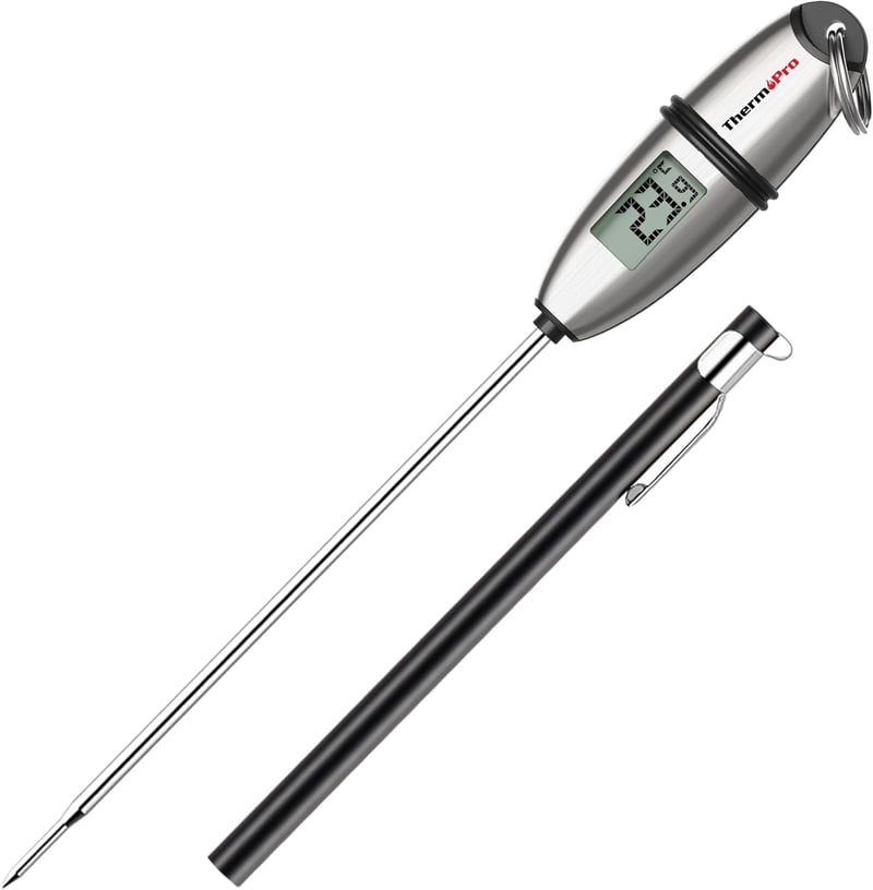ThermoPro digitális húshőmérő hosszú szondával, grillezéshez és sütéshez