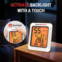 ThermoPro TP350 Bluetooth Hőmérő és Páratartalom Mérő 80m Hatótávval - Adatexportálás, Alkalmazásvezérlés Otthonhoz, Irodához, Borpincéhez 9