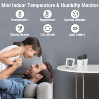 ThermoPro TP49-6 Digitális Hőmérő és Páratartalom Mérő 6 db 3