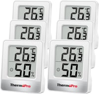 ThermoPro TP49-6 Digitális Hőmérő és Páratartalom Mérő 6 db 1