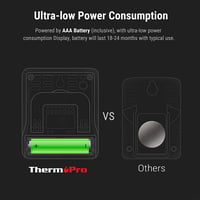 ThermoPro TP49W-3 Digitális Mini Hőmérő és Páramérő - 3 db Fehér Szobai Hőmérséklet és Páratartalom Mérő Mosolygós Indikátorral 6