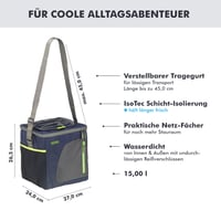 Geantă frigorifică Thermos Icon Resplandor 24 – Bleumarin, geantă portabilă pentru răcirea băuturilor pentru picnic și activități în aer liber 4