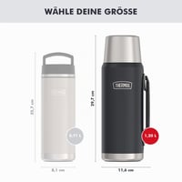 Thermos Icon Termos boca s čašom 1,2 L, 24 sata održavanja topline, grafit mat 5