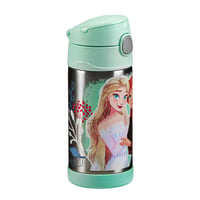 Detská nerezová termoska so slamkou Thermos Kids Funtainer Disney Frozen II, udrží chlad 12 hodín, vhodná do umývačky riadu. 3
