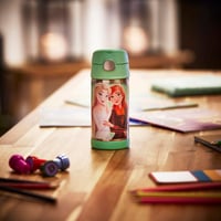 Detská nerezová termoska so slamkou Thermos Kids Funtainer Disney Frozen II, udrží chlad 12 hodín, vhodná do umývačky riadu. 7