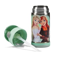 Detská nerezová termoska so slamkou Thermos Kids Funtainer Disney Frozen II, udrží chlad 12 hodín, vhodná do umývačky riadu. 2