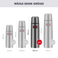 Termos Thermos Light & Compact 0,75 l, menține cald 18 ore, gri stâncă 5