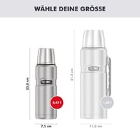 Termos Thermos Stainless King 4003.205.047, 0,47 l, Oțel inoxidabil mat 5