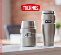 Thermos Stainless King 470ml rozsdamentes termosz bögre, szürke, hőtartó, mosogatógépben mosható - Stainless Steel 6