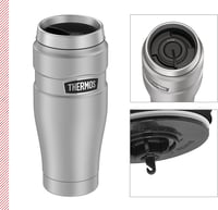 Thermos Stainless King 470ml rozsdamentes termosz bögre, szürke, hőtartó, mosogatógépben mosható - Stainless Steel 2