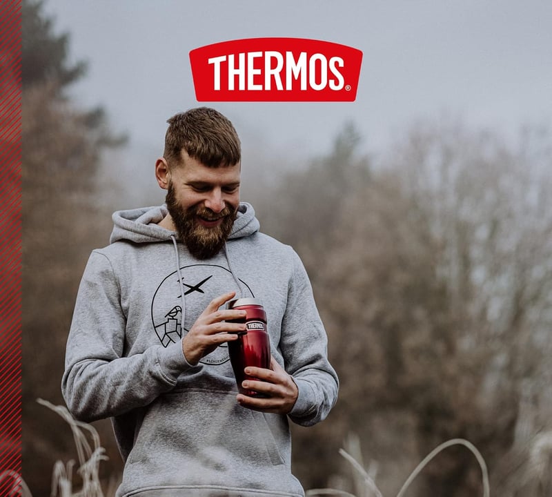 Thermos Stainless King Rozsdamentes Termosz Bögre 0,47L Cranberry - Cranberry Red