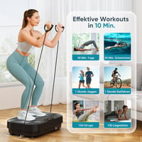 THERUN Vibrációs Tréning Pad 99 Szinttel, Teljes Test Edzéshez és Zsírégető Fitness Eszköz 4