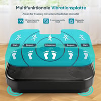 THERUN Vibrációs Tréning Pad 99 Szinttel, Teljes Test Edzéshez és Zsírégető Fitness Eszköz 2