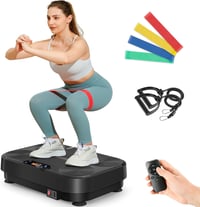 THERUN Vibrációs Tréning Pad 99 Szinttel, Teljes Test Edzéshez és Zsírégető Fitness Eszköz 1
