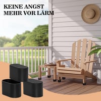 THETAG 18 bucăți capace ovale pentru picioare de scaun, protecție din plastic pentru picioare de scaun de 60x30 mm, protecție pentru podea 7