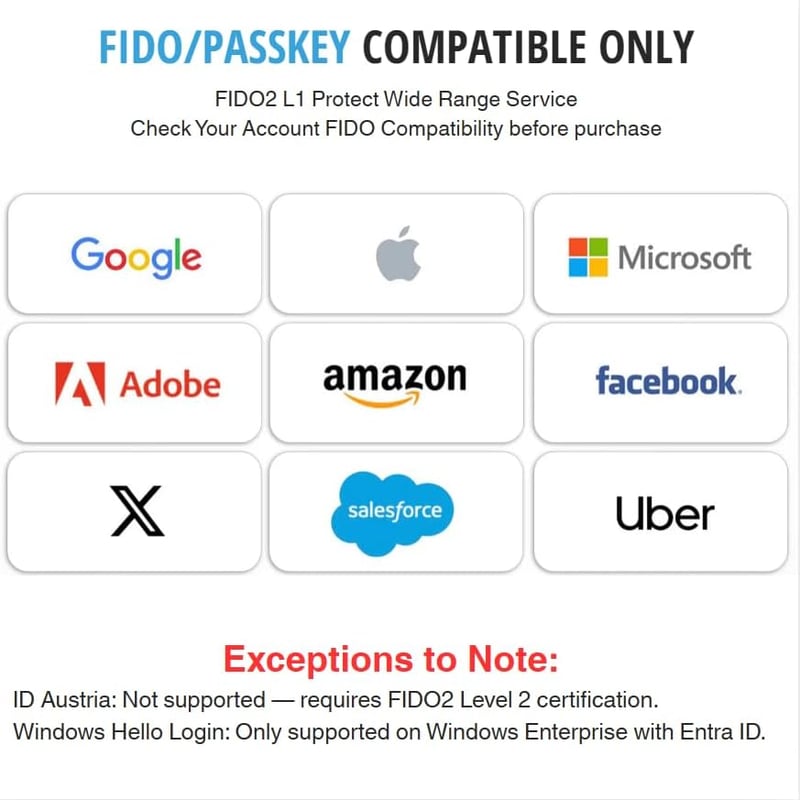 Thetis Pro FIDO2 Biztonsági Kulcs - Kétfaktoros Hitelesítés, NFC Támogatás, USB-A és USB-C Csatlakozók, Windows/MacOS/Linux Kompatibilis