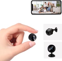 THEXLY Mini Kamera WiFi HD 1080p - Vezeték Nélküli Biztonsági Kamera Élő Közvetítéssel Okostelefonra, Éjjellátó Funkció 1