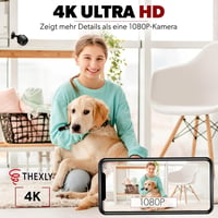 THEXLY Mini Kamera WiFi HD 1080p - Vezeték Nélküli Biztonsági Kamera Élő Közvetítéssel Okostelefonra, Éjjellátó Funkció 3