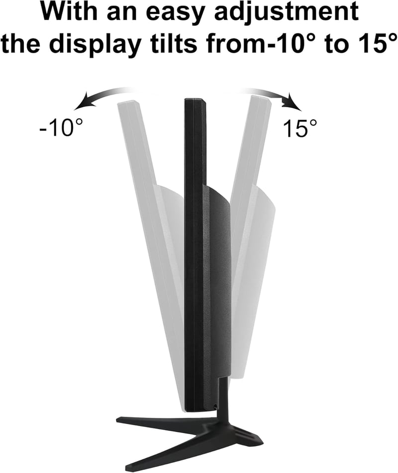 Thinlerain 20" LED Monitor 1600x900 Felbontással - Beépített Hangszóróval, HDMI/VGA/BNC/AV Csatlakozókkal, Fire Stick Kompatibilis, VESA Rög