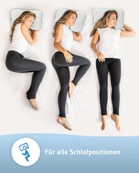 Third of Life nyakpárna memóriahabbal, bambusz szénnel és aloe vera huzattal 5