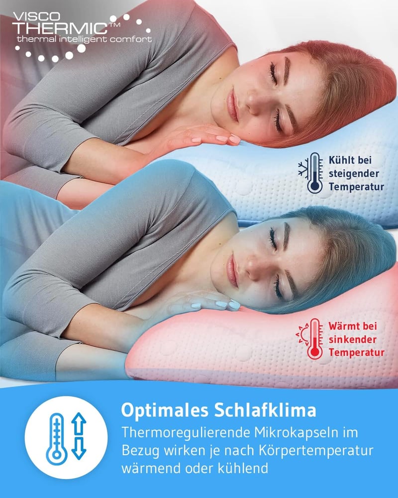 Third of Life ortopédikus nyakpárna memóriahabból, oldal- és hátfekve alváshoz