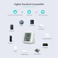 THIRDREALITY Zigbee hőmérséklet és páratartalom érzékelő 2 db LCD kijelzővel 3