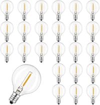 Thokono G40 LED izzó csere, E12 foglalat, IP44, meleg fehér - 25 db 1