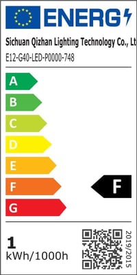 Thokono G40 LED izzó csere, E12 foglalat, IP44, meleg fehér - 25 db 4