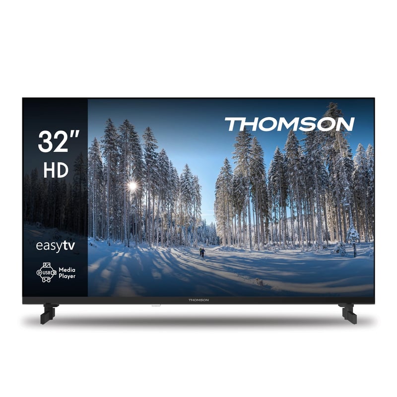 Thomson 32HD2S13W 32 colos (80 cm) HD LED TV fehér, nem okos, hármas tuner (DVB-T/C/S2), Dolby Audio, Hotel Mode, USB, 3x HDMI, világító táv