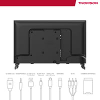 Thomson 32HD2S13W 32 colos (80 cm) HD LED TV fehér, nem okos, hármas tuner (DVB-T/C/S2), Dolby Audio, Hotel Mode, USB, 3x HDMI, világító táv 4