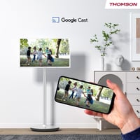 Thomson 32HG4M45 Go TV 32 colos (80 cm) hordozható Android TV - HD Ready, akkumulátoros, Bluetooth 5.1, Wi-Fi, hangvezérlés, HDMI, akár 4 ór 10