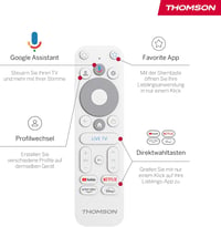 Thomson Go Cast 150 streaming dongle - Google TV, 4K UHD, Dolby Atmos 5