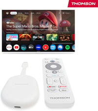 Thomson Go Cast 150 streaming dongle - Google TV, 4K UHD, Dolby Atmos 4
