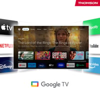 Thomson Go Cast 150 streaming dongle - Google TV, 4K UHD, Dolby Atmos 7