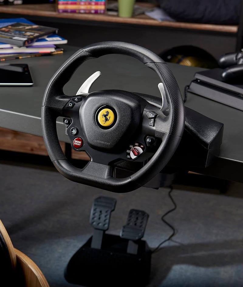 Thrustmaster T80 RW Ferrari 488 GTB versenykerék PlayStation konzolhoz