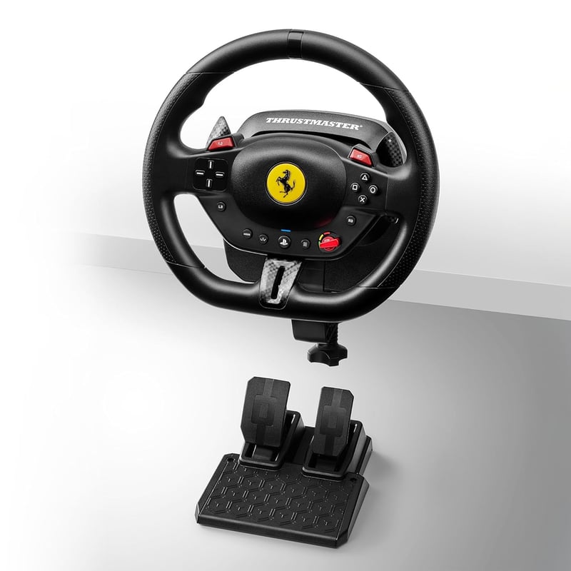 Thrustmaster T98 Ferrari 296 GTB versenykerék lineáris ellenállással PS5 PS4 PC - T98 PlayStation