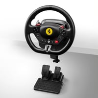 Volant a súprava pedálov Thrustmaster T98 Ferrari 296 GTS pre Xbox Series X|S, Xbox One a PC – Magnetické pedále, systém Bungee-Cord, ovládač Manettino 10