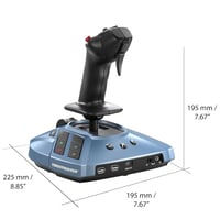 Thrustmaster TCA Sidestick X Airbus Edition repülőstick Xbox PC-hez mágneses szenzorokkal - PC | Xbox 7