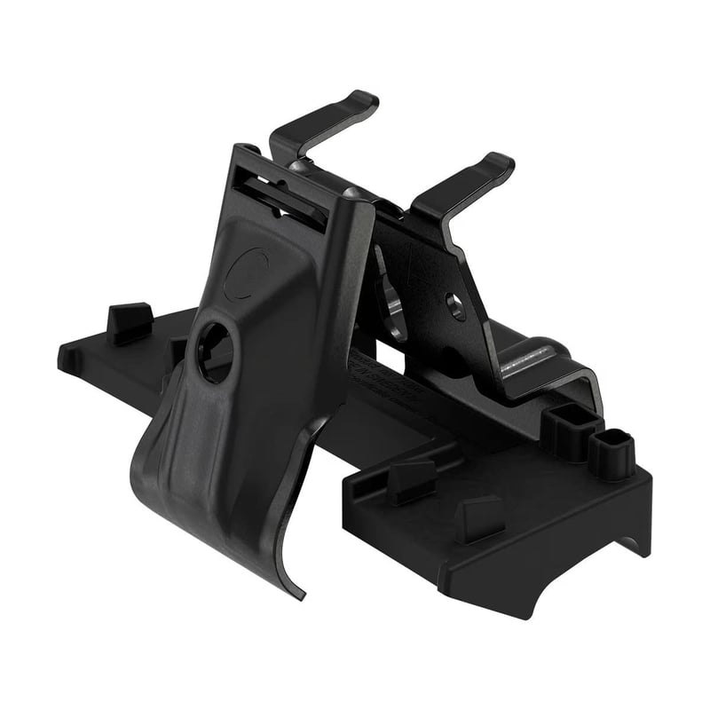 Set bază portbagaj plafon Thule KIT 6016 pentru bare longitudinale integrate - Negru, set 4 bucăți