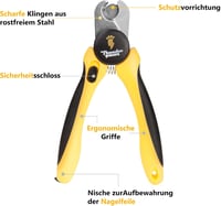 Thunderpaws Profi Köröm Vágó Kutyáknak Védővel és Biztonsági Zárral 5
