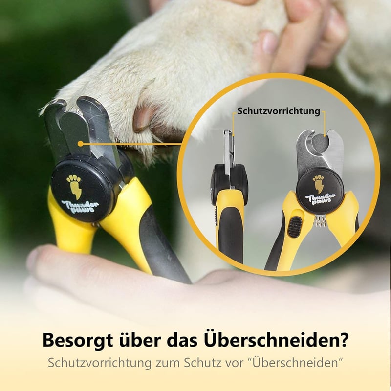 Thunderpaws Profi Köröm Vágó Kutyáknak Védővel és Biztonsági Zárral