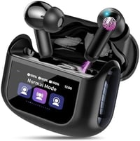 Bluetooth 5.4 slúchadlá Thunelec s aktívnym (ANC) a pasívnym (ENC) potlačením hluku, dotykovým ovládaním, HiFi stereo zvukom, 5 režimami ekvalizéra, 48-hodinovou výdržou batérie, krytím IP7, čierne 1