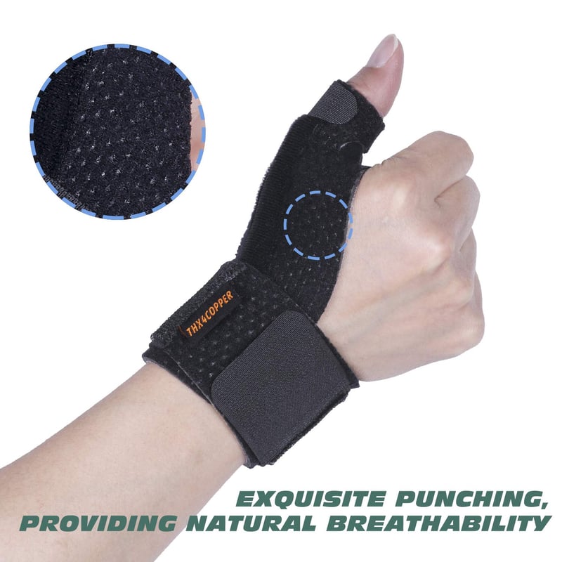 Thx4COPPER Fordítható Hüvelykujj Rögzítő Kompressziós Arthritis Fájdalomcsillapítás SM