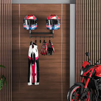 THYGIFTREE Motoros Sisak Tartó Fali Konzol Fekete Szervezővel 6