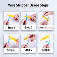 Tiandirenhe RJ45 hálózati szerszámkészlet Cat5/Cat6 teszterrel és 50 csatlakozóval 8
